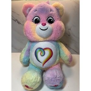 Care Bears Togetherness Bear Rainbow Heart Valentine Multicolor 2021 Plush